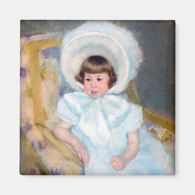 Mary Cassatt - Porträtt Louise-Aurore Villeboeuf Magnet (Framsidan)