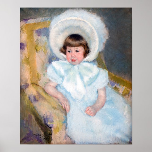 Mary Cassatt - Porträtt Louise-Aurore Villeboeuf Poster (Framsidan)