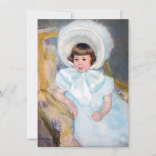 Mary Cassatt - Porträtt Louise-Aurore Villeboeuf Tack Kort