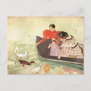 Mary Cassatt- som matar ankorna Vykort
