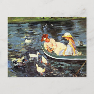 Mary Cassatt. Summertime-vykort Vykort