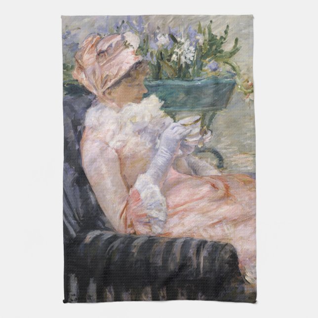 Mary Cassatt - Tekoppen Kökshandduk (Vertikal)