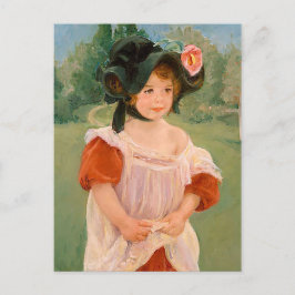 Mary Cassatt "Vår: Margot Ständiga i en Garden" Vykort