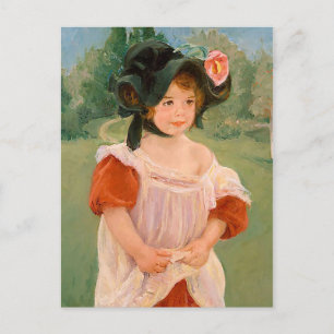 Mary Cassatt "Vår: Margot Ständiga i en Garden" Vykort