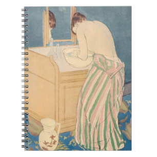 Mary Cassatt - Woman Bathing Anteckningsbok