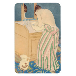 Mary Cassatt - Woman Bathing Magnet