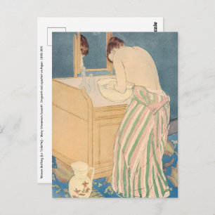 Mary Cassatt - Woman Bathing Vykort