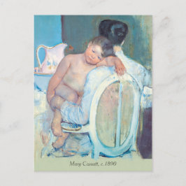 Mary Cassatt Woman sitta med barn arm CC1204 Vykort