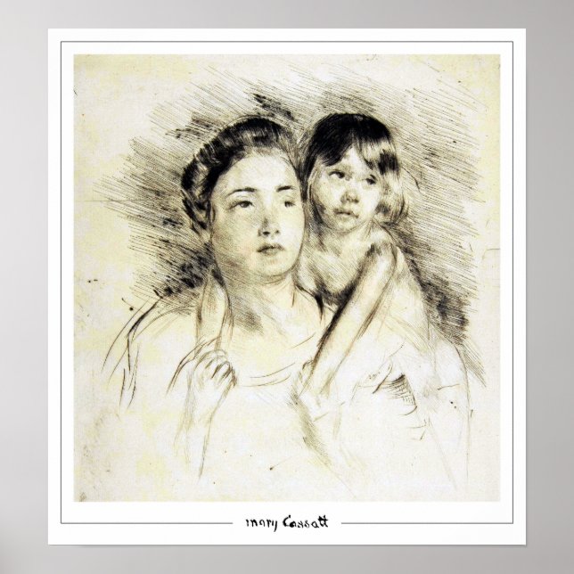 Mary Cassatt Zedign Art Poster #197 (Framsidan)