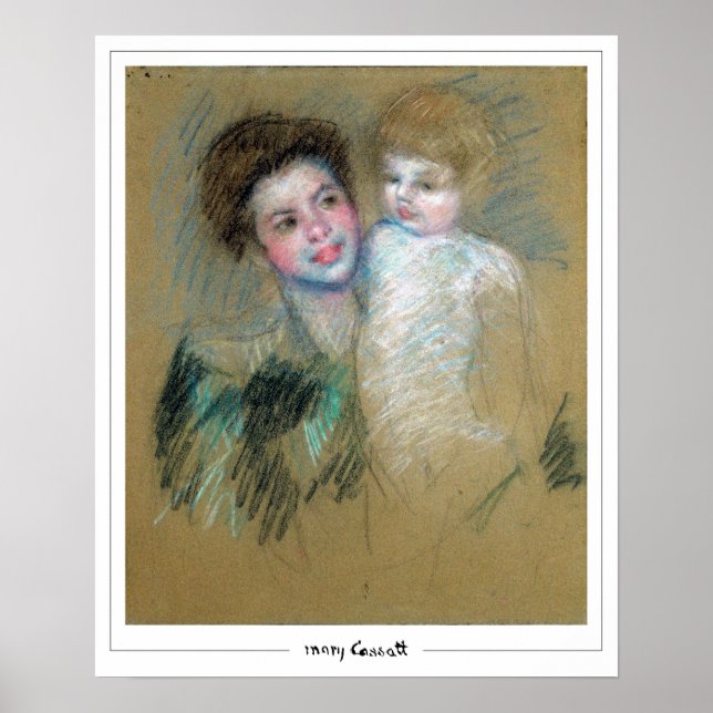 Mary Cassatt Zedign Art Poster #204 (Framsidan)