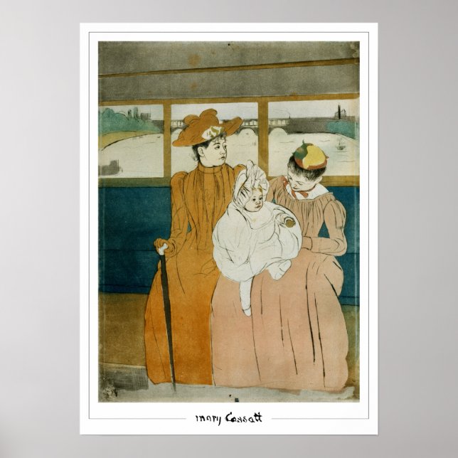 Mary Cassatt Zedign Art Poster #3 (Framsidan)