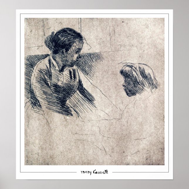 Mary Cassatt Zedign Art Poster #342 (Framsidan)