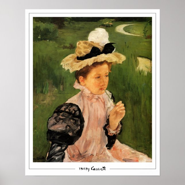Mary Cassatt Zedign Art Poster #92 (Framsidan)