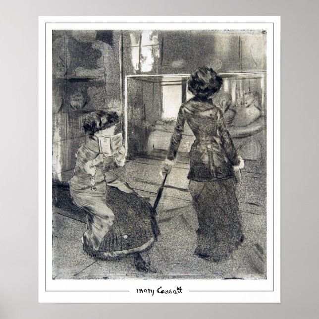 Mary Cassatt Zedign Art Poster nr 251 (Framsidan)