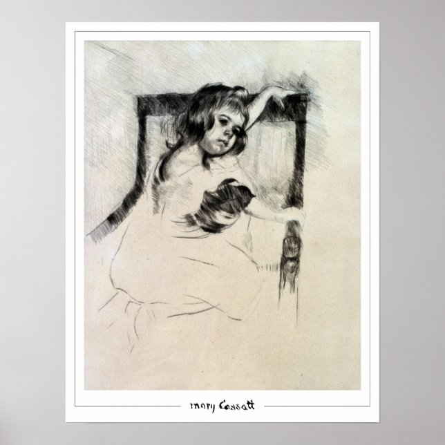 Mary Cassatt Zedign Art Poster nr 256 (Framsidan)