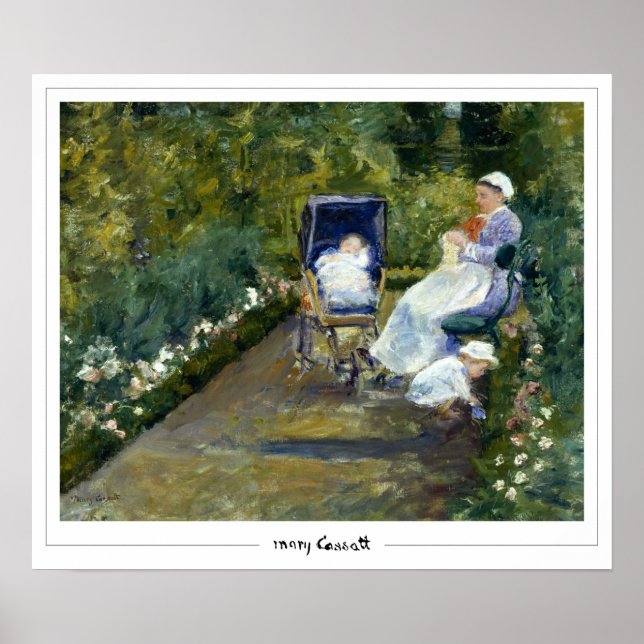 Mary Cassatt Zedign Art Poster nr 5 (Framsidan)