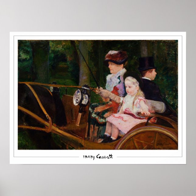 Mary Cassatt Zedign konstaffisch #8 Poster (Framsidan)