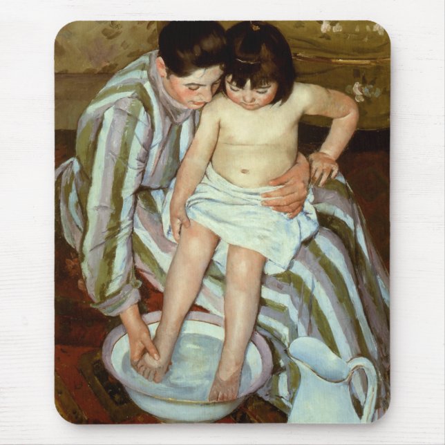 Mary Cassatt's The Child's Bath (cirka 1892) Musmatta (Framsidan)