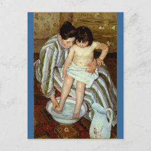 Mary Cassatt's The Child's Bath (cirka 1892) Vykort