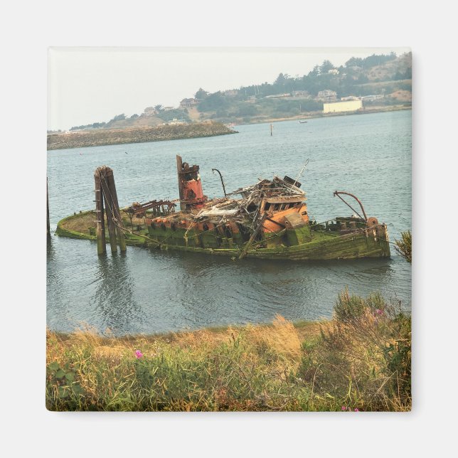 Mary D. Hume, Guld Beach, Oregon Magnet (Framsidan)