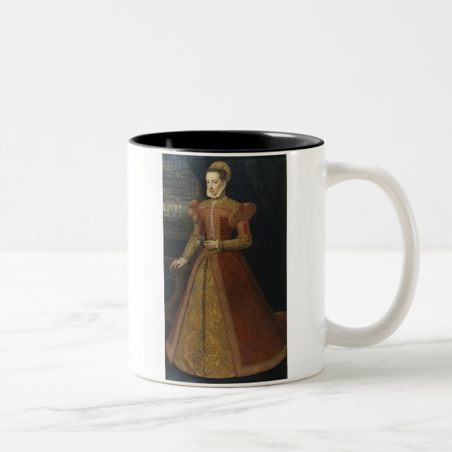 Mary drottning av den Scots kaffemuggen 1575 Två-Tonad Mugg (Höger)