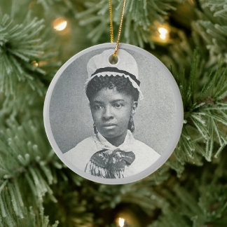 Mary Eliza Mahonung First Black Nurse RN Julgransprydnad Keramik