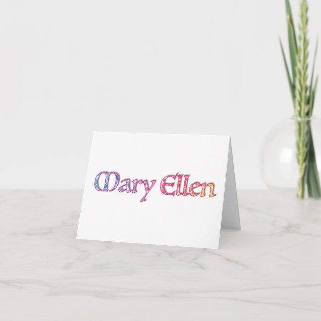 Mary Ellen Note Card Anteckningskort (Framsida)