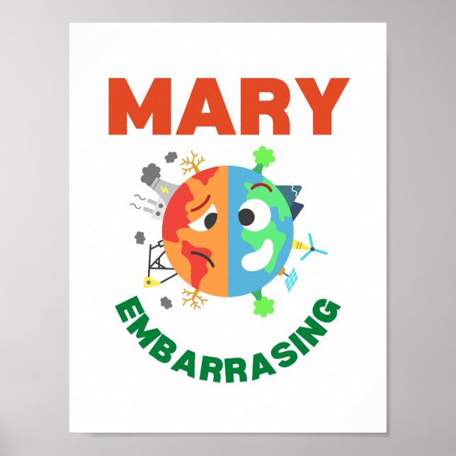Mary Embarrasing Poster (Framsidan)