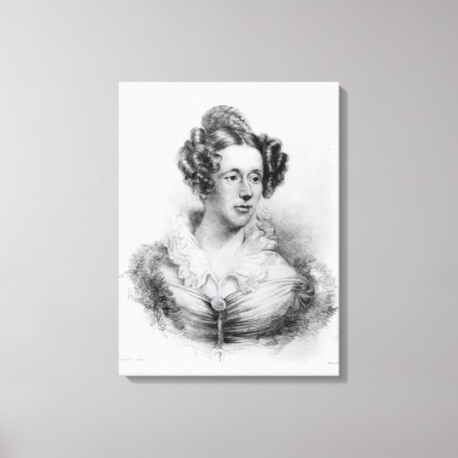 Mary Fairfax Greig Somerville Canvastryck (Framsida)