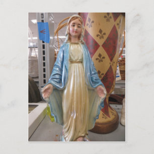 Mary Figurine Vykort