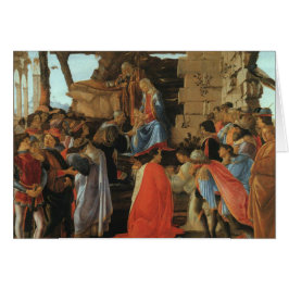 Mary för kungar för Epiphany tre jungfrulig baby Hälsningskort