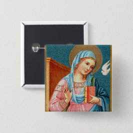 Mary, från F. Lippi's Annunciation (Detail; M 038) Knapp