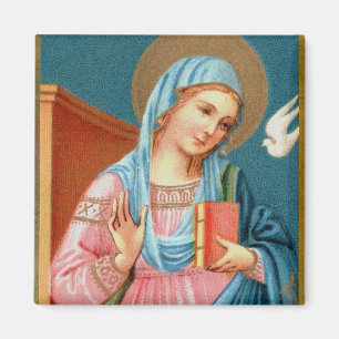 Mary, från F. Lippi's Annunciation (Detail; M 038) Magnet
