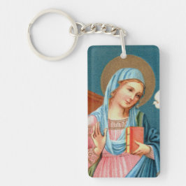 Mary, från F. Lippi's Annunciation (Detail; M 038) Nyckelring
