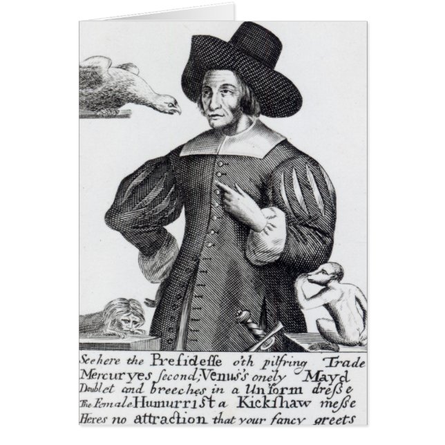 Mary Frith Hälsningskort (Framsidan)