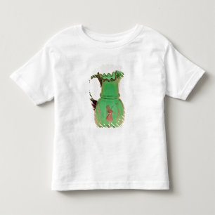 Mary Gregory grönt jug med bränd emel T-shirt