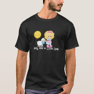 Mary Had a Little Lamb Nursery Rim För Vuxna Ki T Shirt