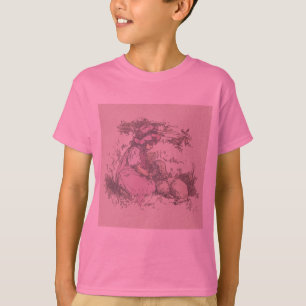 Mary hade ett litet lamm Nursery Rim T-shirt