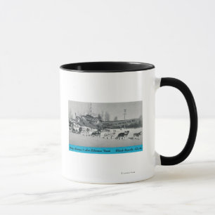 Mary Hansen & Siberians med flygplan Mugg