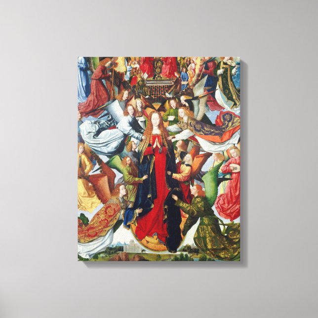 Mary, Heaven drottning, c. 1485-1500 Canvastryck (Framsida)