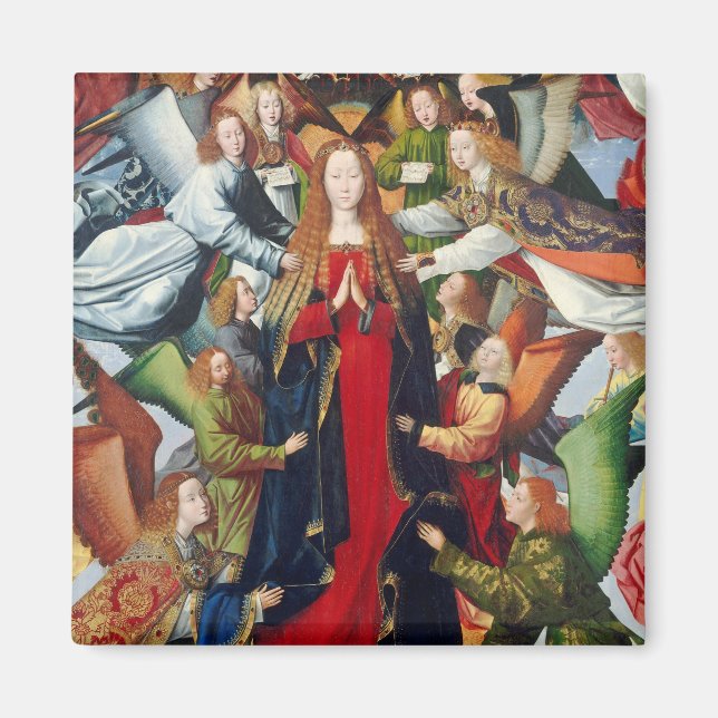 Mary, Heaven drottning, c. 1485-1500 Magnet (Framsidan)