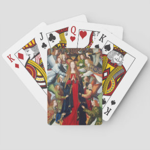 Mary, Heaven drottning, c. 1485-1500 Spel Kort