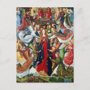 Mary, Heaven drottning, c. 1485-1500 Vykort