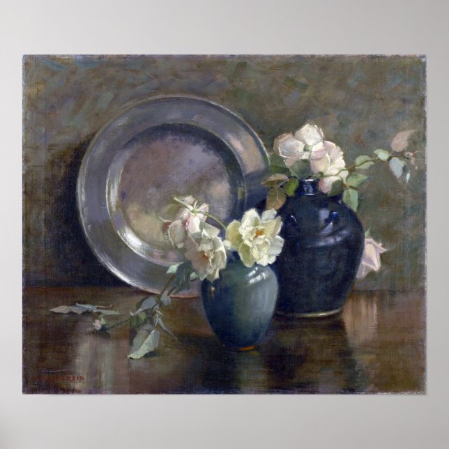 Mary Hiester Reid A Study in Grays Poster (Framsidan)