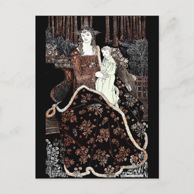 Mary Holding Baby Jesus Vykort (Framsida)