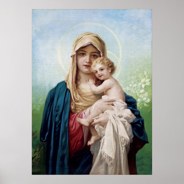 Mary holding Jesus Poster (Framsidan)