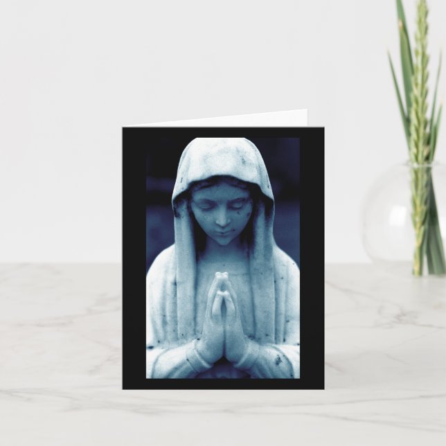 Mary i blått kort (Framsida)