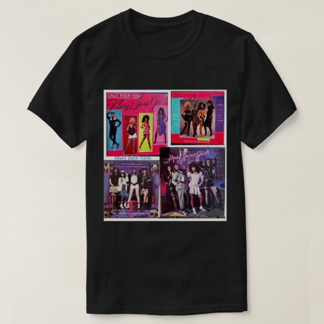 Mary Jane Girls, funk, Soul, Pop, Disco, dans, El T Shirt (Design framsida)