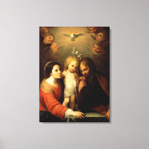 Mary, Jesus och Joseph Canvastryck