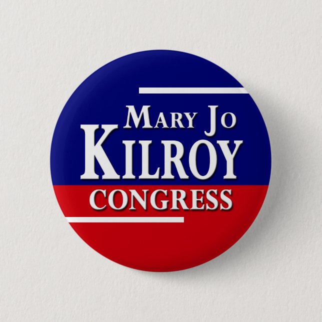 Mary Jo Kilroy för kongressen Knapp (Framsida)